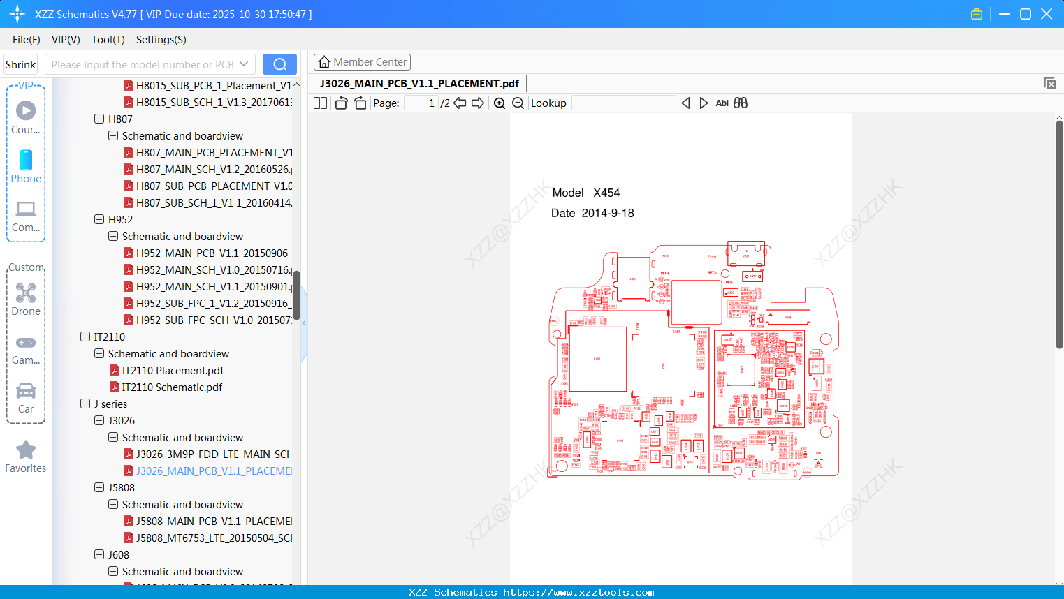 Infinix J3026_MAIN_PCB_V1.1_PLACEMENT